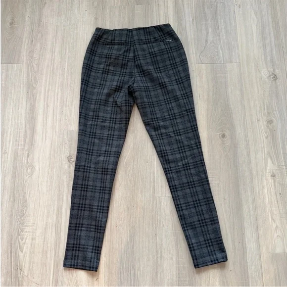 Calvin Klein Dark Gray Plaid Pants - Picture 2 of 7